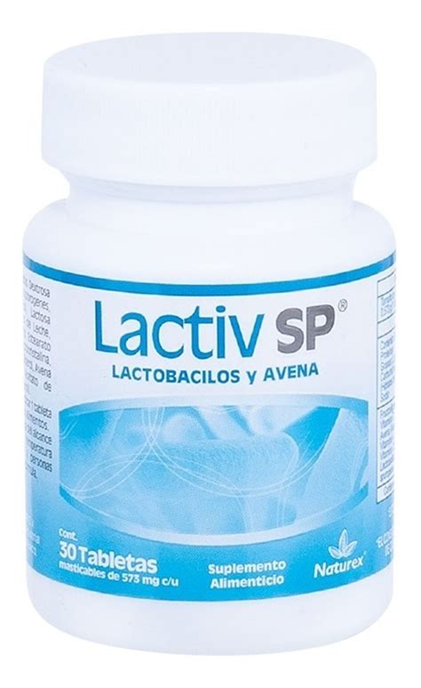 lactobacilos plm|Lactiv SP, Lactobacillus, flora intestinal, tabletas, Naturex, OTC.
